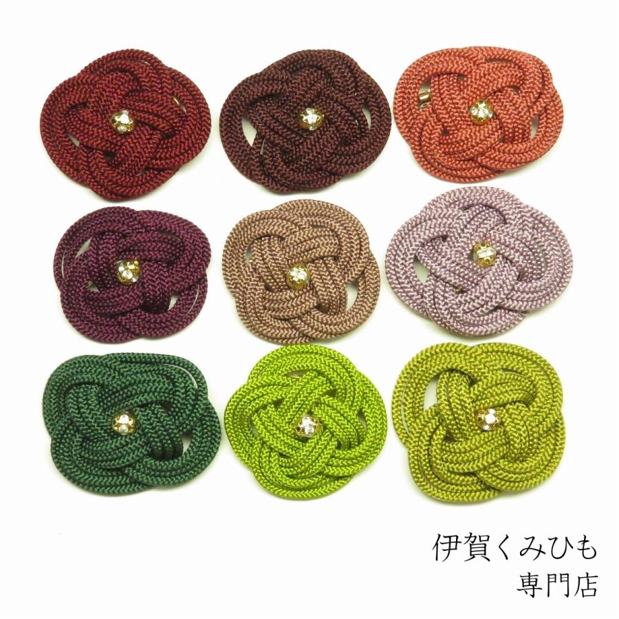 ブローチ 組紐花ブローチ 暗紅 あんこう 伊賀くみひも 組紐 和装 メンズ レディース おしゃれ Fk004 026 伊賀くみひも専門店 ヤフー店 通販 Yahoo ショッピング