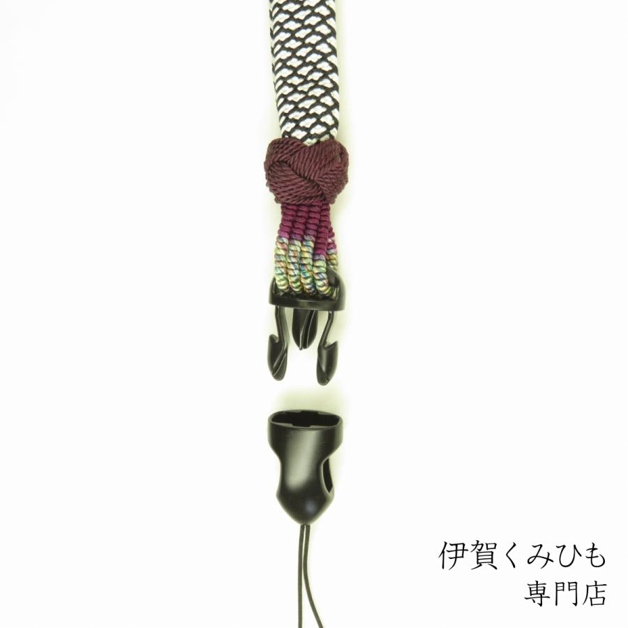 ネックストラップ 小田巻 茶色 白黒鹿子 絹100 スマホ 伊賀くみひも メンズ レディース おしゃれ 正絹 Fk005 022 伊賀くみひも専門店 ヤフー店 通販 Yahoo ショッピング