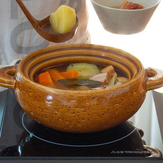 長谷園 公式限定 IH対応ヘルシー蒸し鍋「鈴(りん)」 1500ml IH 長谷園 公式限定 IH対応ヘルシー蒸し鍋「鈴(りん)」 1500ml IH