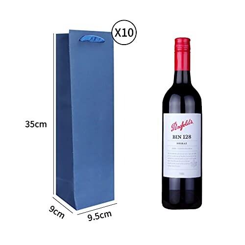 ワイン用紙袋 6枚入 手提げ袋 カラーチャームバッグ クラフトワインバッグ シングル ボトルバッグ 日本酒 シ|igarashi-store|02