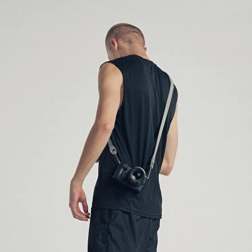 安全安全(Urth) マントル カメラストラップ ロング (アッシュグレー