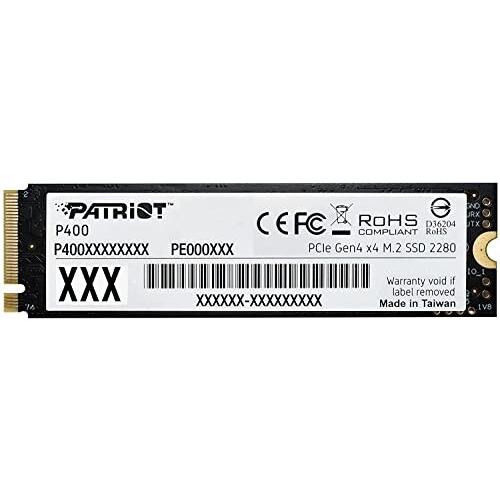 Patriot P400 1TB Internal SSD - NVMe PCIe M.2 Gen4 x 4 - Low-Power