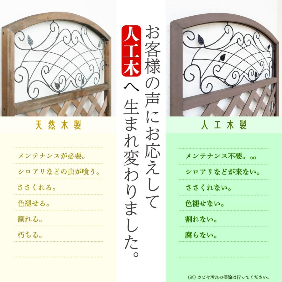 igarden 人工木製 アイアンデザインラティス1680 [4枚セット igarden 人工木製 アイアンデザインラティス1680 [4枚セット