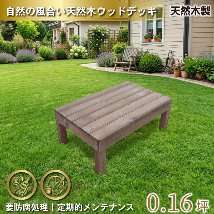 igarden（アイガーデン） 天然木製 着色 ウッドデッキ60系 ダーク