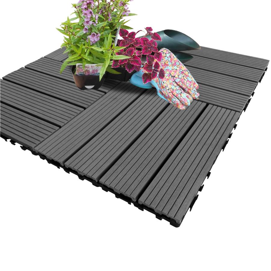 igarden（アイガーデン） ウッドパネル ウッドタイル 30x30cm 10枚 