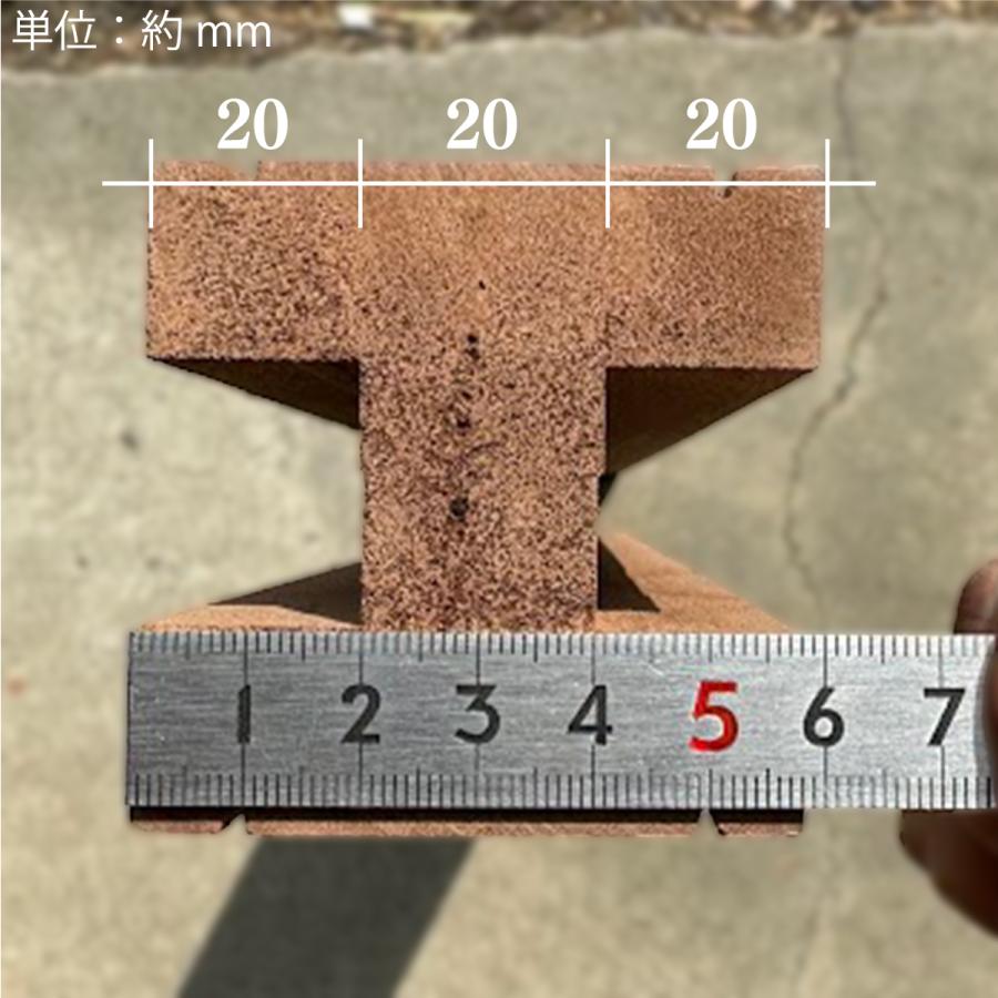 igarden アイウッドボーダーフェンス柱材 1190mm×60mm角 エの字 igarden アイウッドボーダーフェンス柱材 1190mm×60mm角 エの字
