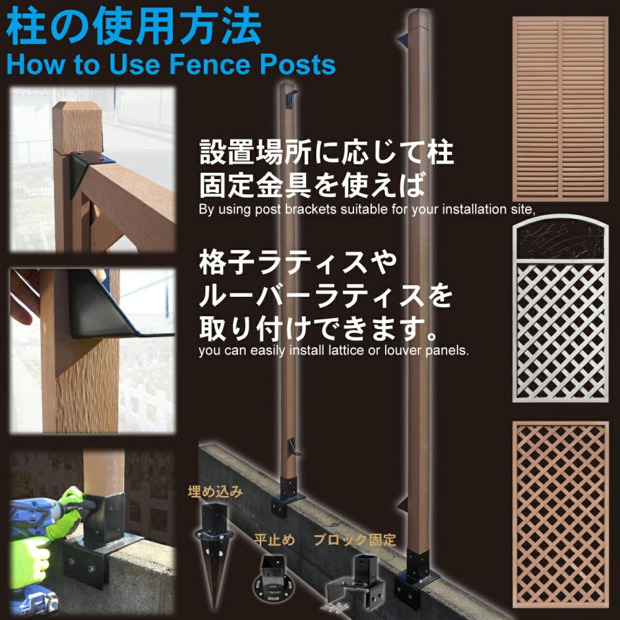 igarden（アイガーデン） アイウッド ルーバーラティス 人工木製 H90cm