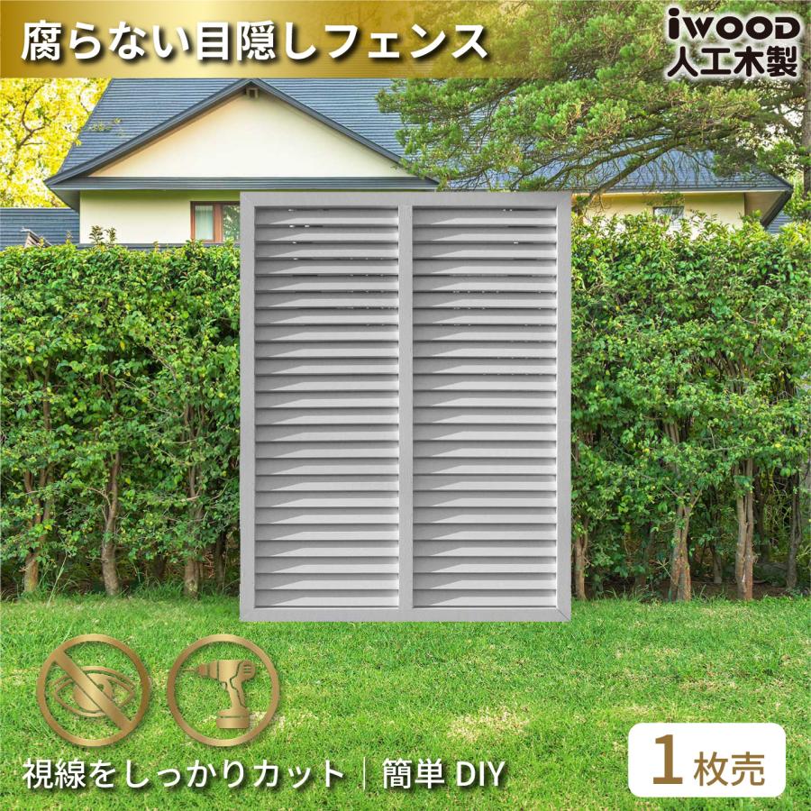 アンティーク ウッドルーバートレリス igarden（アイガーデン） アイウッド ルーバーラティス 人工木製