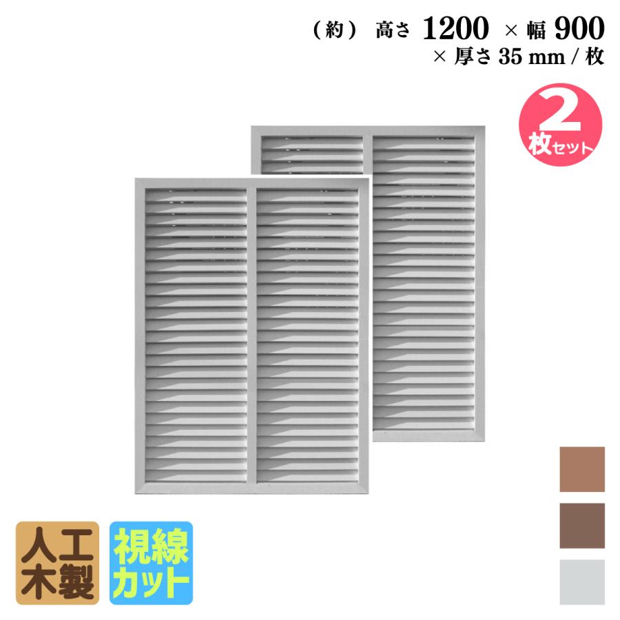 igarden ルーバーラティス 人工木製 H120×W90cm [2枚セット igarden ルーバーラティス 人工木製 H120×W90cm [2枚セット