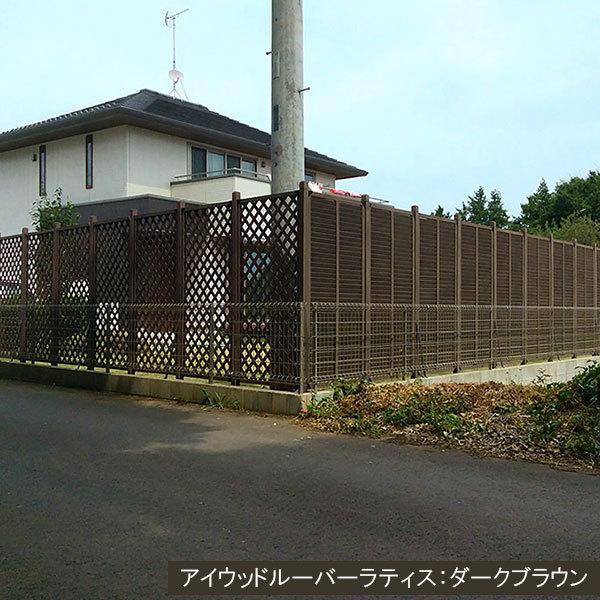 アイウッドルーバーラティス1260 ダークブラウン 1枚 H1cm W60cm R1260d R1260d 樹脂 人工木 目隠し フェンス 塀 壁 柵 外構 エクステリア Idb Igarden 通販 Yahoo ショッピング