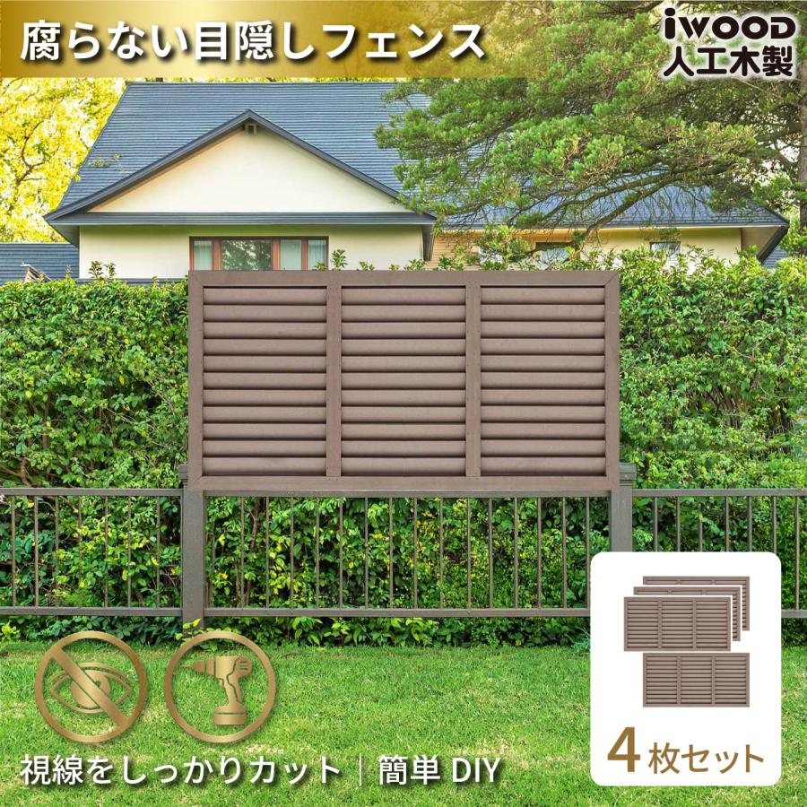 igarden（アイガーデン） アイウッド ルーバーラティス 人工木製 H60cm