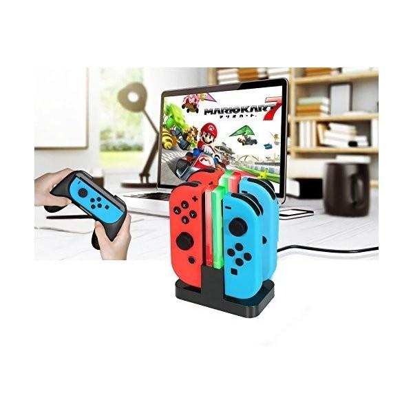 Nintendo Switch充電スタンド コントローラー充電 Joy-con充電 充電 ...