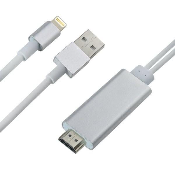 Lightning HDMI 変換ケーブル Lightning Digital AV to HDMI 1080Pアダプタ iphone 映像出力ケーブル 設定不要 音声同期出力 IOS14対応｜igenso｜10