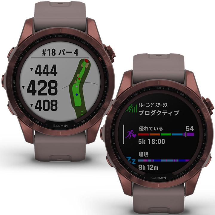 GPSスマートウォッチ ガーミン GARMIN fenix 7S Sapphire Dual Power