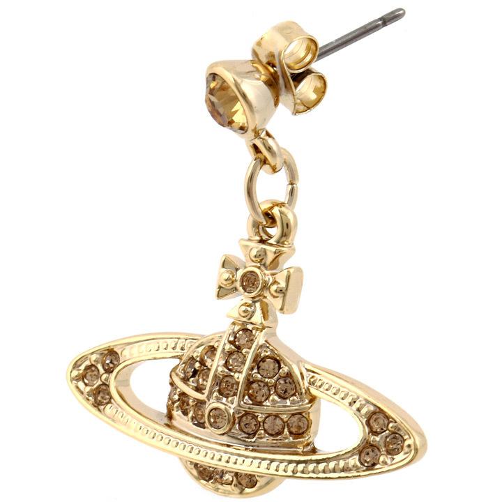 値下げ/Vivienne Westwood ドロップピアス ゴールド 片耳 Vivienne Westwood（ヴィヴィアンウエストウッド） ピアス ミニバス