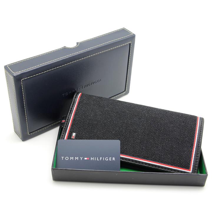 トミーヒルフィガー 長財布 Tommy Hilfiger トミー 財布 メンズ デニムネイビー ブラック フラップ 31tl 001 Denim Navy Black 31tl 001 時計 ブランド専門店 アイゲット 通販 Yahoo ショッピング
