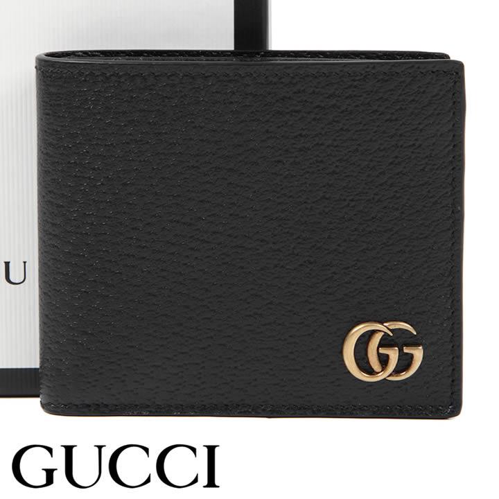 グッチ 財布 Gucci 二つ折り財布 小銭入れなし Ggマーモント メンズ ブラック Djt 1000 Djt 1000 時計 ブランド専門店 アイゲット 通販 Yahoo ショッピング