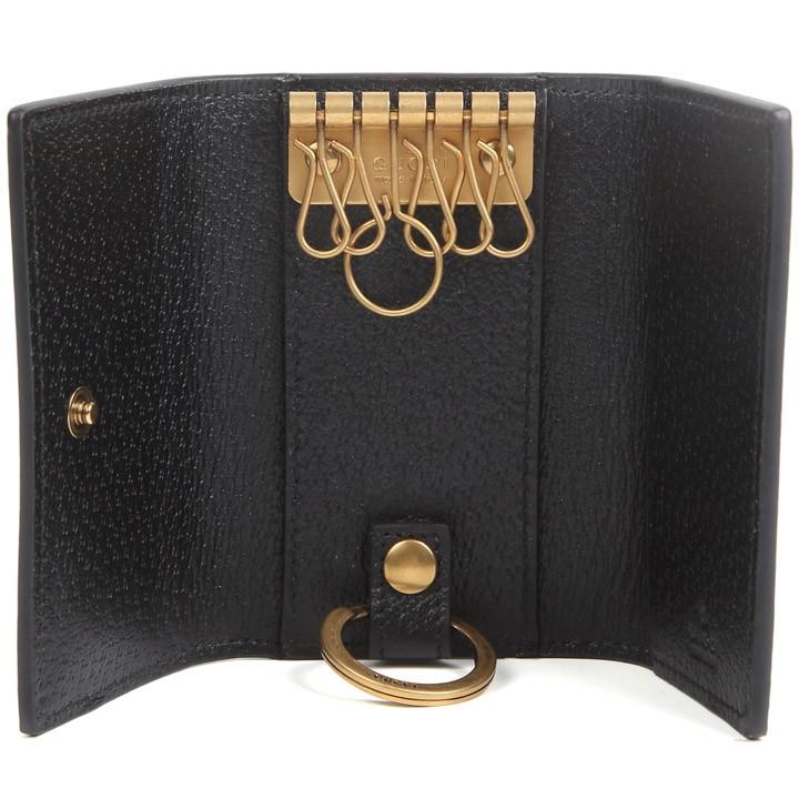 GUCCI（グッチ） キーケース キーホルダー GGマーモント ブラック
