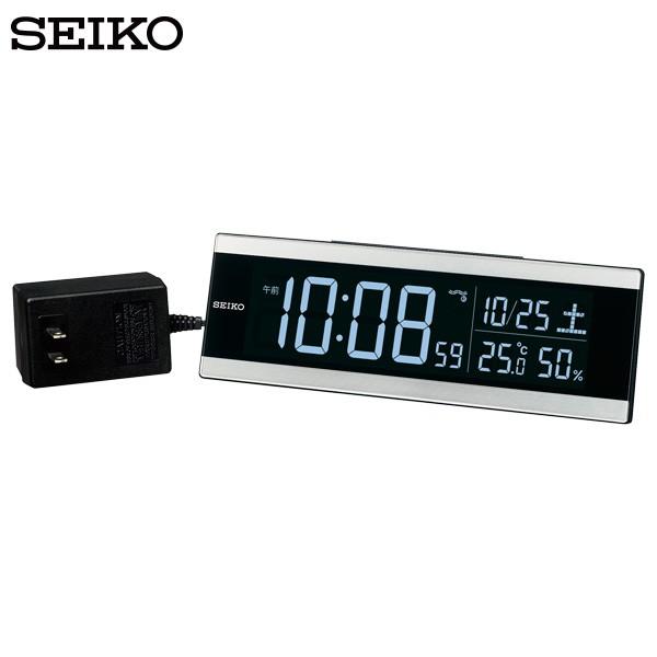 デジタル 電波 クロック DL306S 目覚まし 時計 LED 温度 湿度 カレンダー USBポート セイコー SEIKO お取り寄せ｜iget｜02