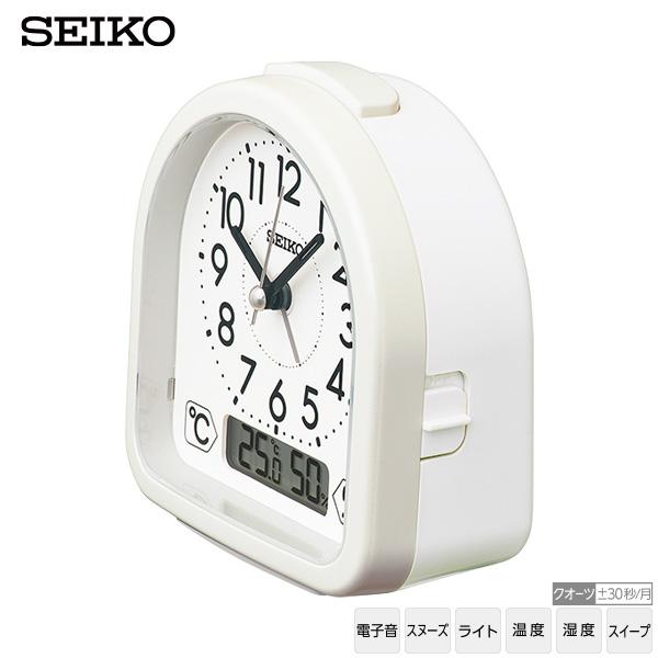 めざまし 時計 KR522W セイコー SEIKO ライト 電子音 温度 湿度 スイープ クオーツ クロック お取り寄せ｜iget｜02