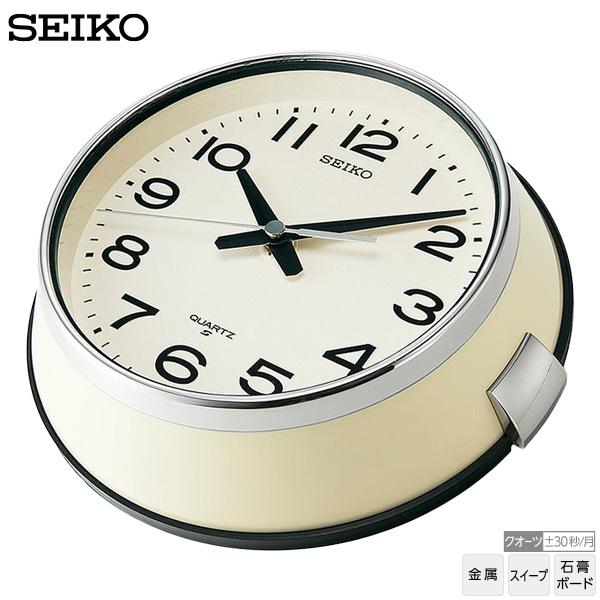 SEIKO（セイコー） 掛け 時計 おしゃれ 連続秒針 KX816W バス時計