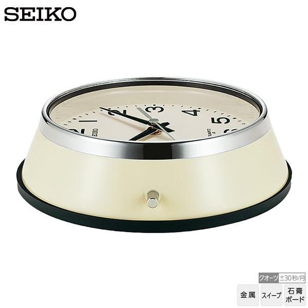 SEIKO（セイコー） 掛け 時計 おしゃれ 連続秒針 KX816W バス時計