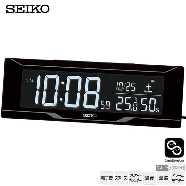 SEIKO（セイコー） デジタル クロック DL308K C3 時計 カラー LED 温度