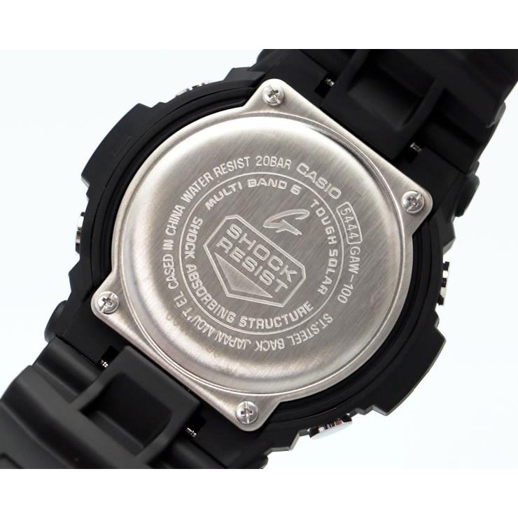 G-SHOCK 電波 ソーラー ビッグケース GAW-100-1AJF CASIO カシオ