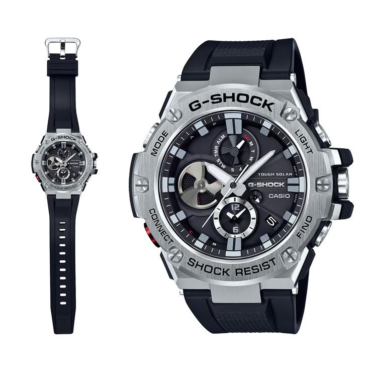 G-STEEL G-SHOCK ソーラー スマートフォンリンク GST-B100-1AJF CASIO