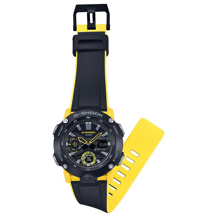 り*う様 G-SHOCK GA-2000 ブラック×イエロー　カーボンコアガード G-SHOCK カシオ Gショック カーボンコアガード構造 ブラック＆イエロー