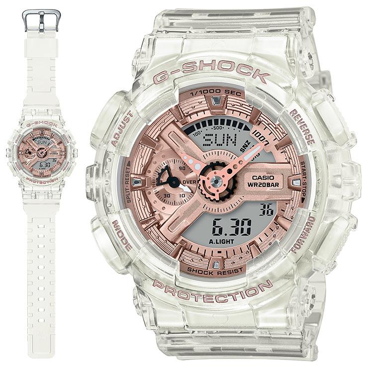G-SHOCK カシオ Gショック スケルトン ホワイト&ピンクゴールド G-SHOCK カシオ Gショック スケルトン ホワイト&ピンクゴールド