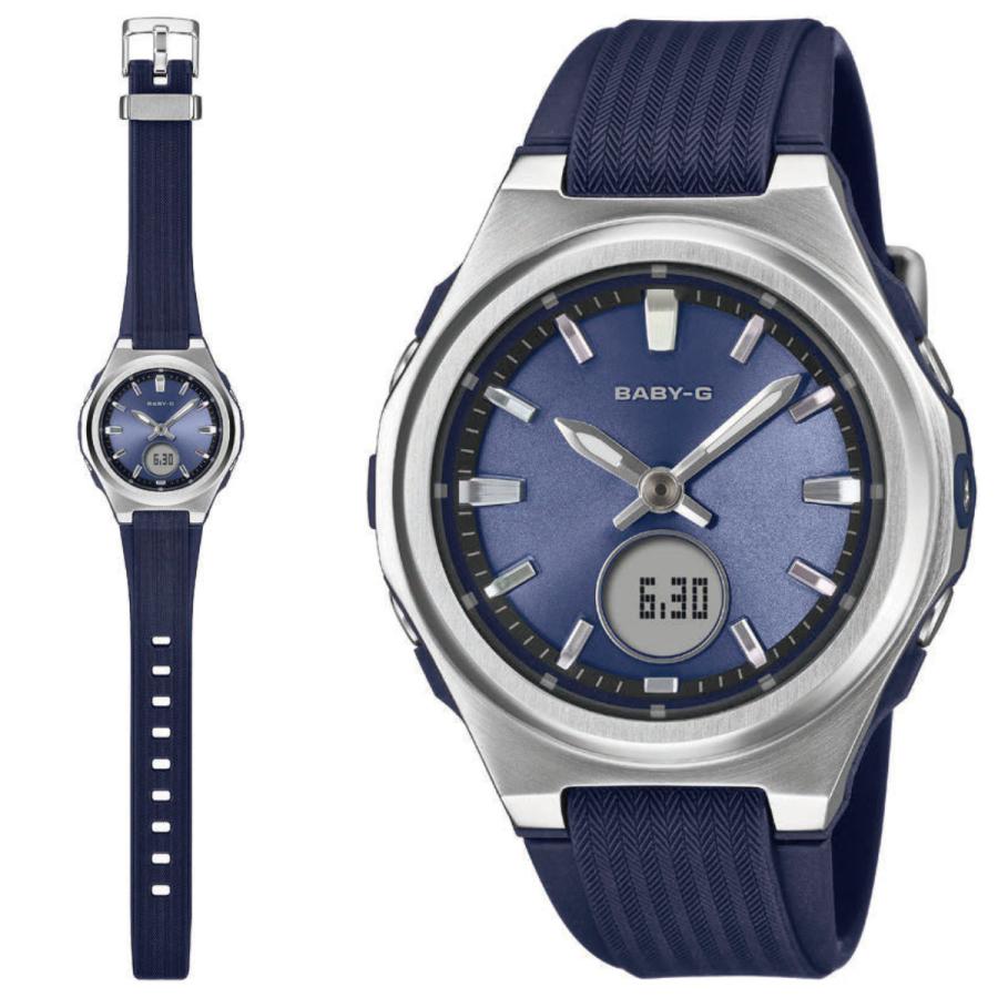 BABY-G CASIO ベビーG 電波ソーラー BGA-3000-2AJF ネイビー カシオ