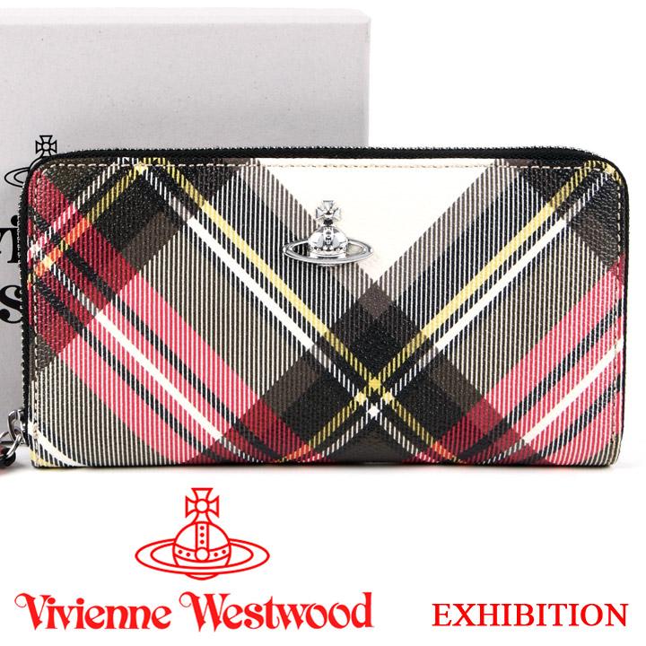ヴィヴィアンウエストウッド 財布 ヴィヴィアン Vivienne Westwood ラウンドファスナー長財布 チェック レディース メンズ Exhibition 時計 ブランド専門店 アイゲット 通販 Yahoo ショッピング