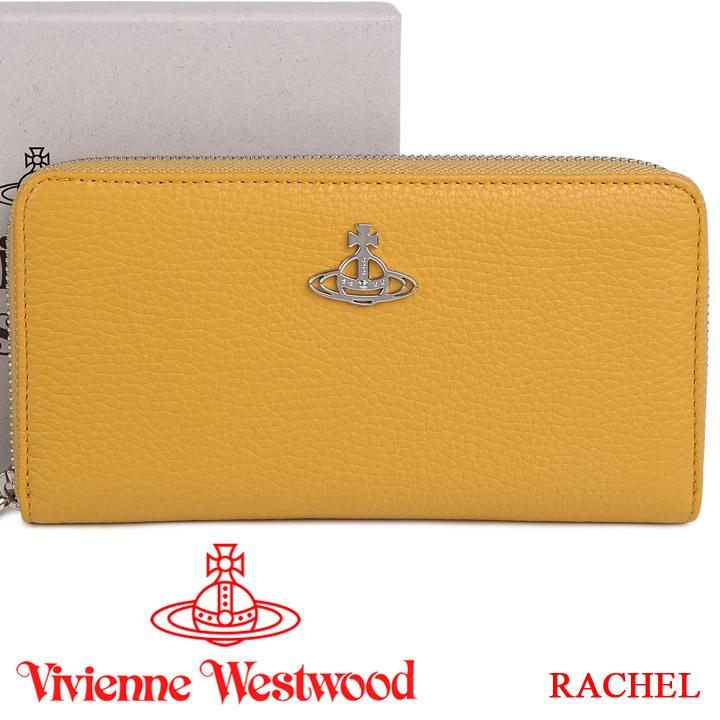わけあり並の激安価格 ヴィヴィアンウエストウッド 財布 ヴィヴィアン Vivienne Westwood レディース メンズ ラウンドファスナー長財布 イエロー Rachel Yellow 今月限定 特別大特価 Newvisionhouseofhope Com