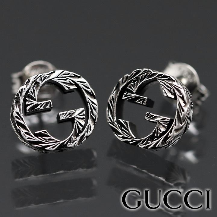 GUCCI グッチ ピアス シルバー