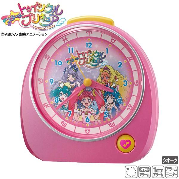 スタートゥインクルプリキュア 音声めざまし時計 4ZM606AY13 アラーム キュアスター キュアミルキー キュアソレイユ キュアセレーナ キュアコスモ お取り寄せ｜iget