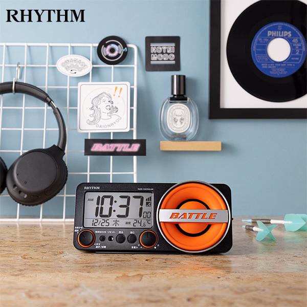 RHYTHM（時計） 大音量 デジタル めざまし 電波 時計 フィット