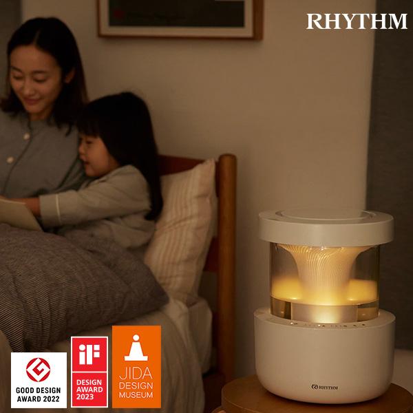 RHYTHM 卓上加湿器 ウォームグレー RHYTHM リズム 超音波式プールレス加湿器 MIST 350 ウォームグレー お