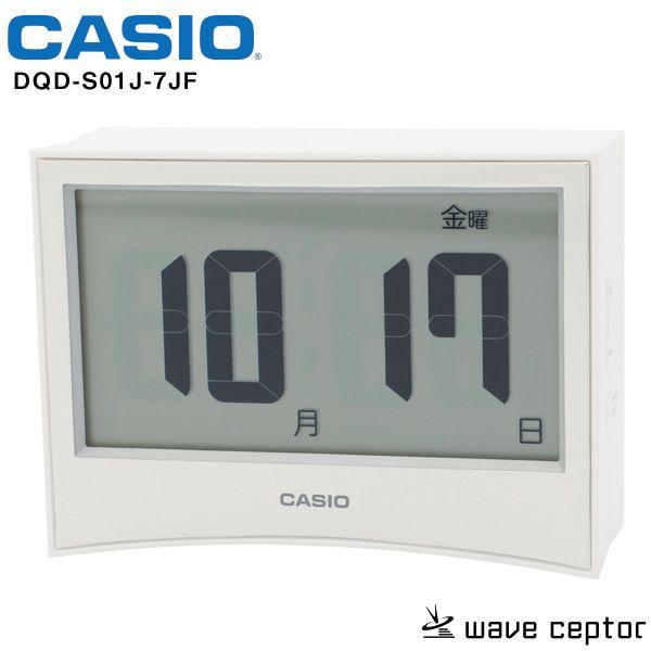 カシオ DQD-S01J-7JF 電波 置時計 LED めざまし CASIO LED デジタル 温度 湿度 めざまし 【お取り寄せ】｜iget｜02