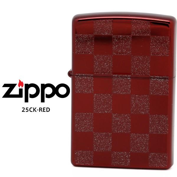 Zippo ジッポー Zippo 25ck Red レッド クロームポリッシュ クリア 市松模様 チェッカーフラグ オイル ライター お取り寄せ オイル ライター Fundcoosalud Com