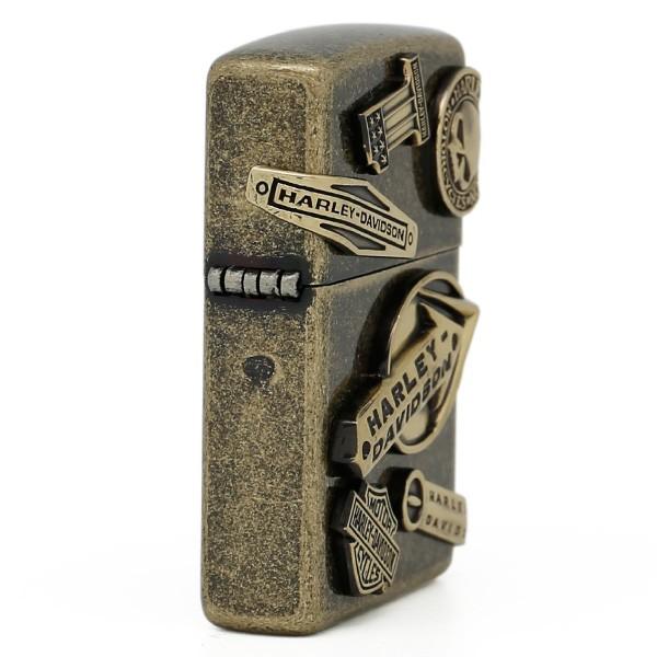 Zippo ハーレー ダビッドソン ジッポー ZIPPO Harley-Davidson HDP-64 メイクメタル BSイブシバレル エッチング  BSイブシメタル ライター お取り寄せ