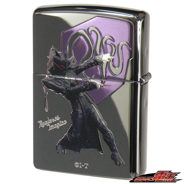 Zippo ジッポー ZIPPO 仮面ライダー 電王 DEN-O ガンフォーム リュウタロス エッチング クリアフルカラー 両面 オイルライター ライター 特撮  【お取り寄せ】の画像