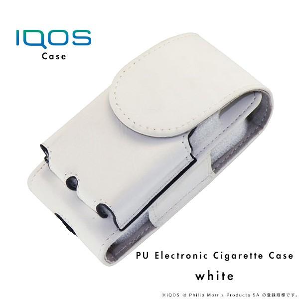 PU 電子たばこ 専用 ケース アイコス IQOS ケース カラビナ式 ネイビー レッド ブラウン ホワイト ブラック お取り寄せ｜iget｜03