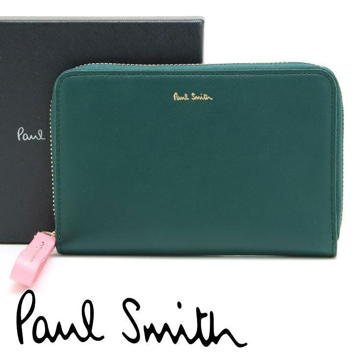 ポールスミス レディース 財布 二つ折り財布 Paul Smith 二つ折り財布 ストラップ付 レディース メンズ W1a 5216 Gseaso レザー ダークグリーン ブラック 30 アイゲット 時計 ブランド専門店 W1a 5216 Gseaso ピンク 当店特典行き