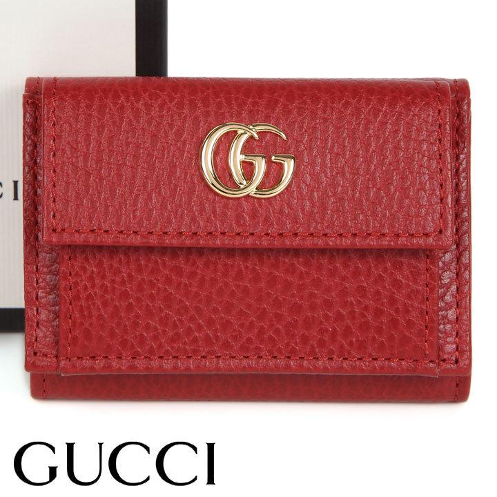 グッチ 財布 Gucci 三つ折り財布 ミニ財布 プチマーモント レディース ハイビスカスレッド Cao0g 6433 Cao0g 6433 時計 ブランド専門店 アイゲット 通販 Yahoo ショッピング