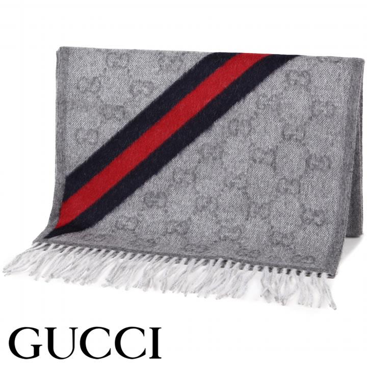 GG グッチ マフラー GUCCI ウェビングライン GG柄マフラー ユニ GG グッチ マフラー GUCCI ウェビングライン GG柄マフラー ユニ