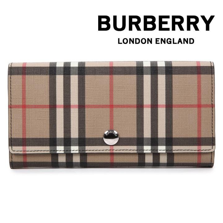 バーバリー 財布 Burberry フラップ長財布 メンズ レディース チェック ヴィンテージチェック ブラック 時計 ブランド専門店 アイゲット 通販 Yahoo ショッピング