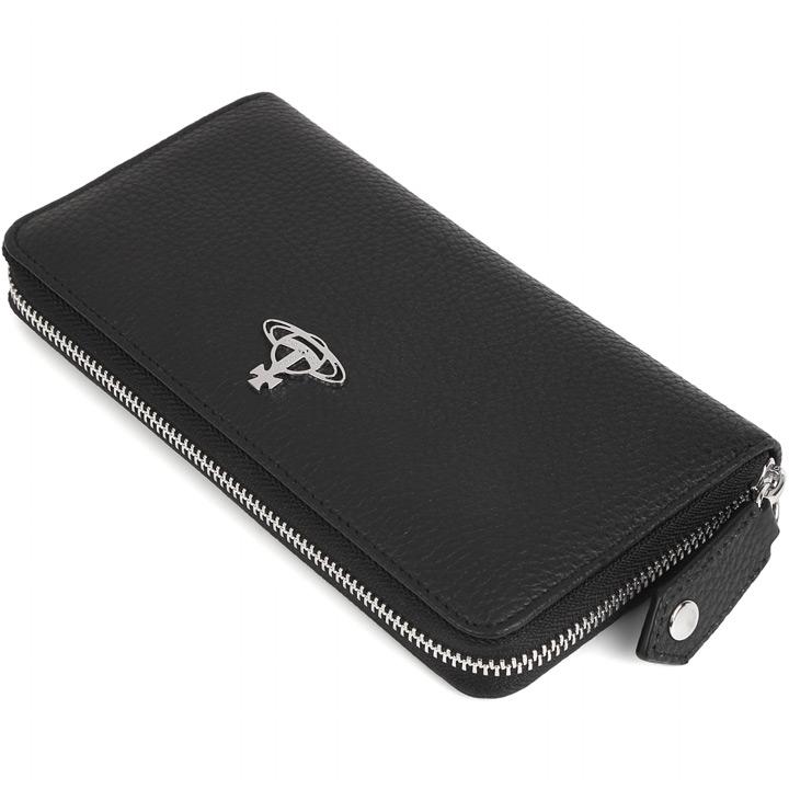 ヴィヴィアンウエストウッド VIVIENNE WESTWOOD JOHANNA 長財布 51050001-01229-N403 レディース メンズ ブラック Vivienne Westwood（ヴィヴィアンウエストウッド） 財布 ラウンド