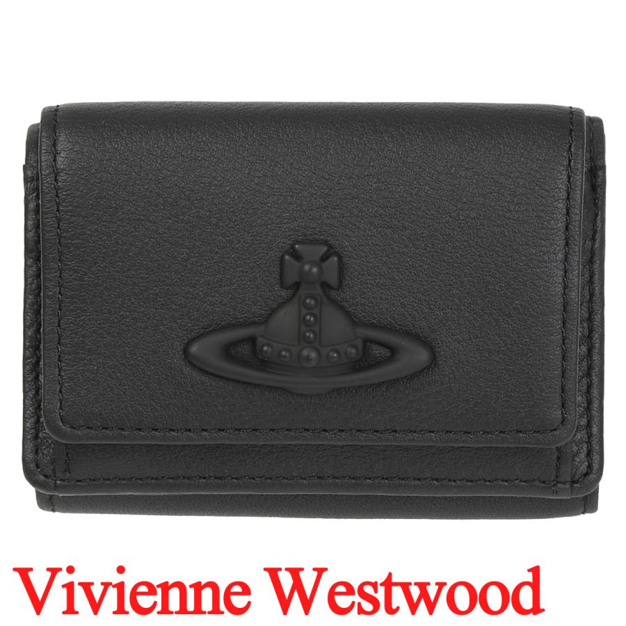 専用 Vivienne Westwood ブラック三つ折り財布 ブラック オーブ Vivienne Westwood（ヴィヴィアンウエストウッド） ミニ財布