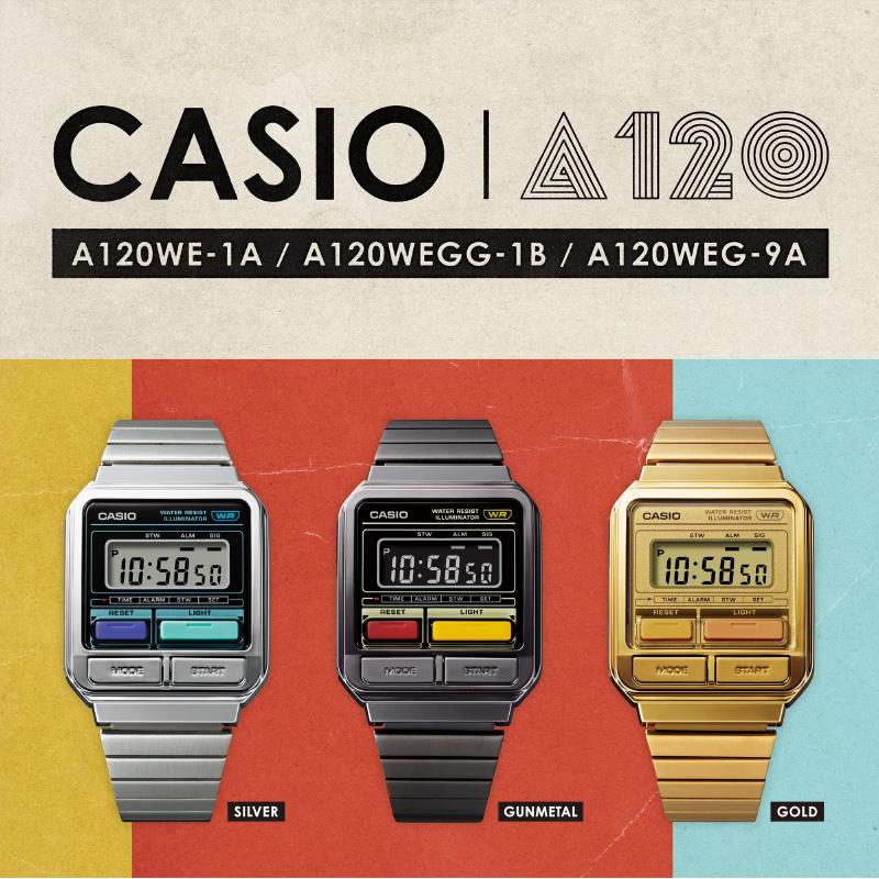 スタンダード(CASIO) カシオ スタンダード ゴールドIP A120WEG スタンダード(CASIO) カシオ スタンダード ゴールドIP A120WEG